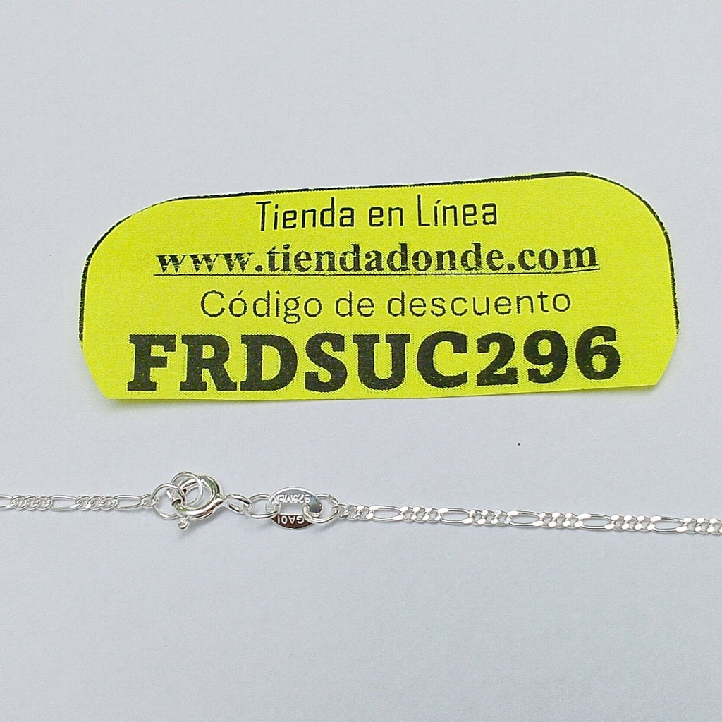CADENA TEJIDO 3X1 PLATA .925 50 CM 2.3 GR (NUEVO)