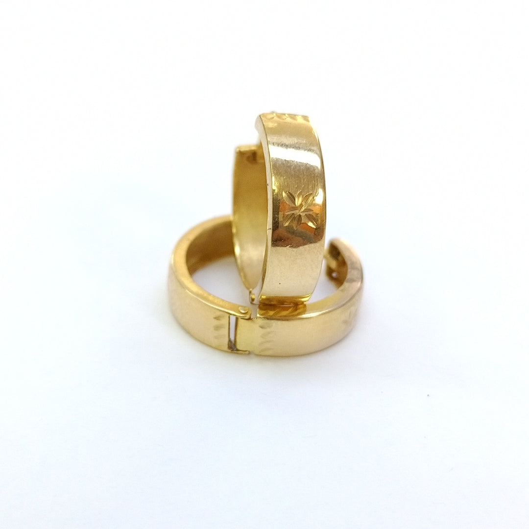 ARRACADAS PAR ORO 8 K 3,20 GRMS (SEMINUEVO)