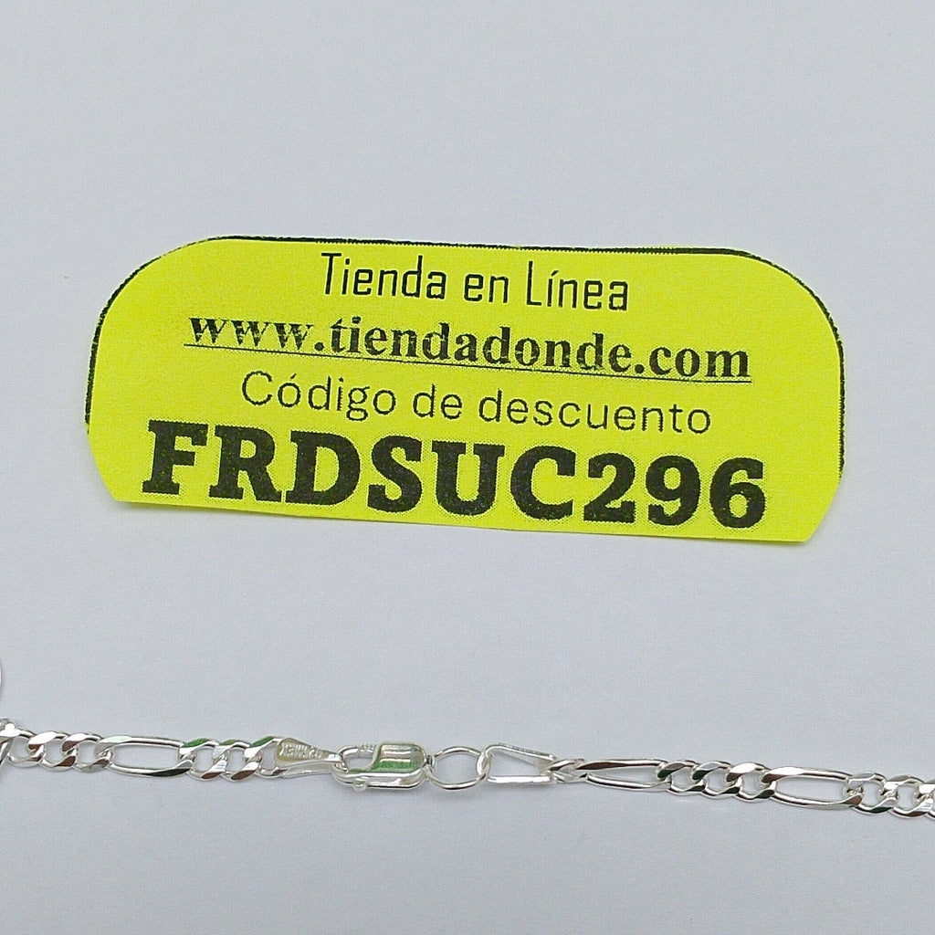 CADENA TEJIDO 3X1 PLATA .925 55 CM 7.8 GR (NUEVO)