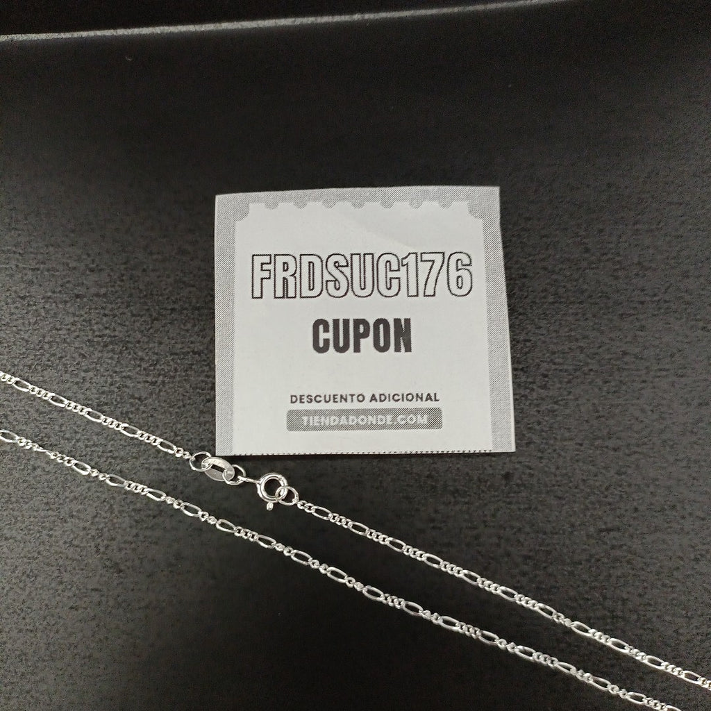 CADENA TEJIDO 3X1 PLATA .925 55 CM 2.4 GR (NUEVO)
