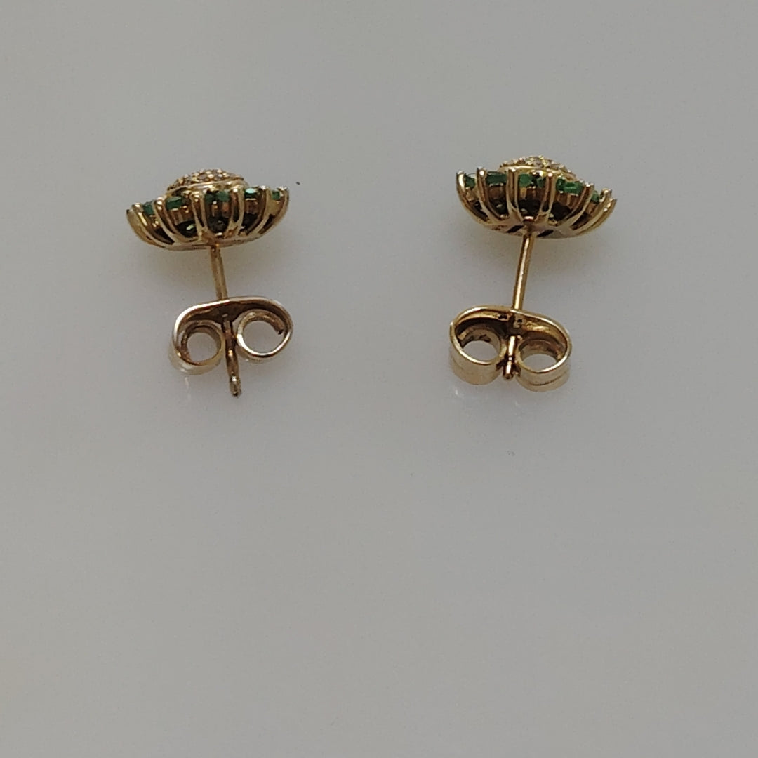 BROQUELES PAR ORO 14 K 2,40 GRMS (SEMINUEVO)