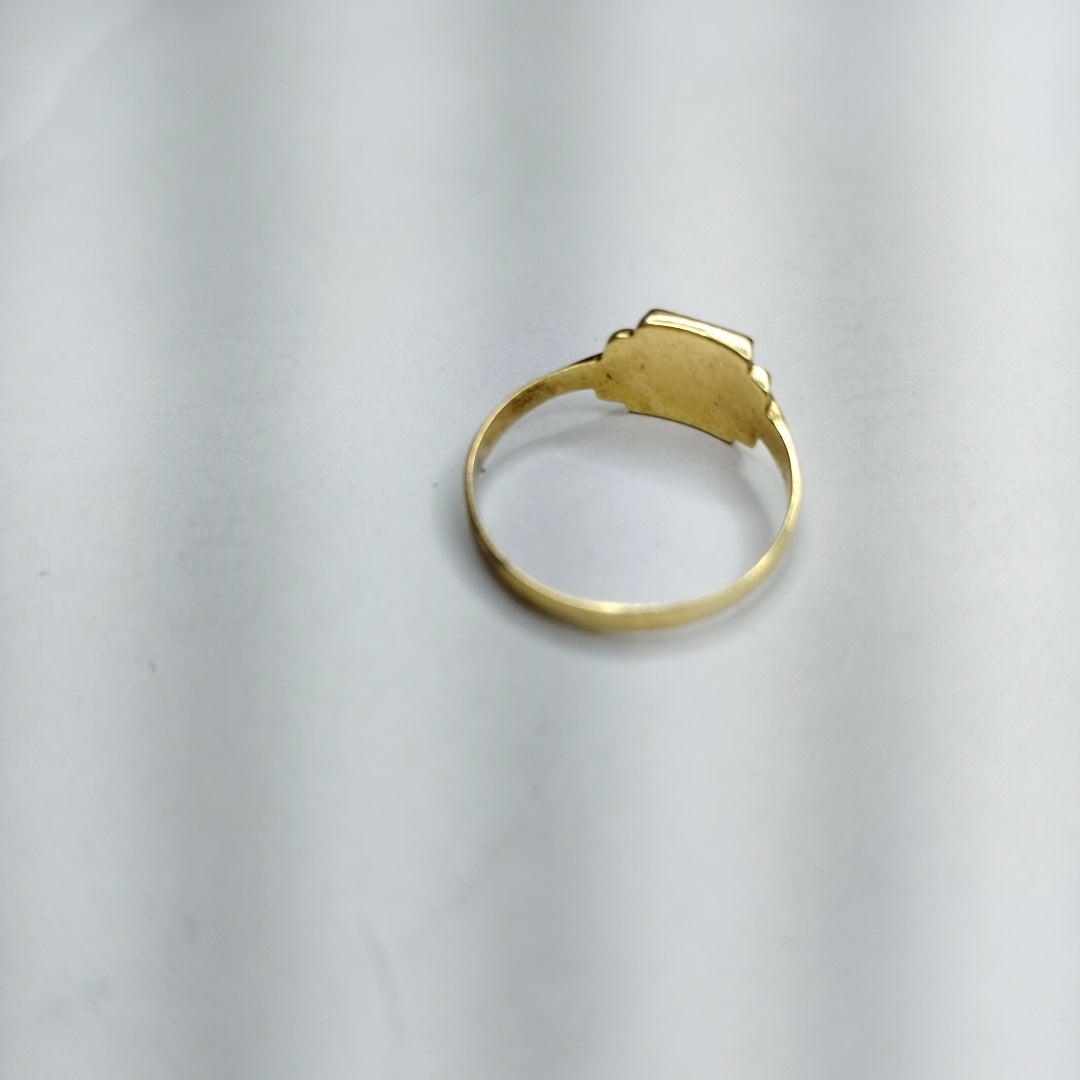 ANILLO DE GRADUACIÓN ORO 10 K 1,00 GRMS (SEMINUEVO)