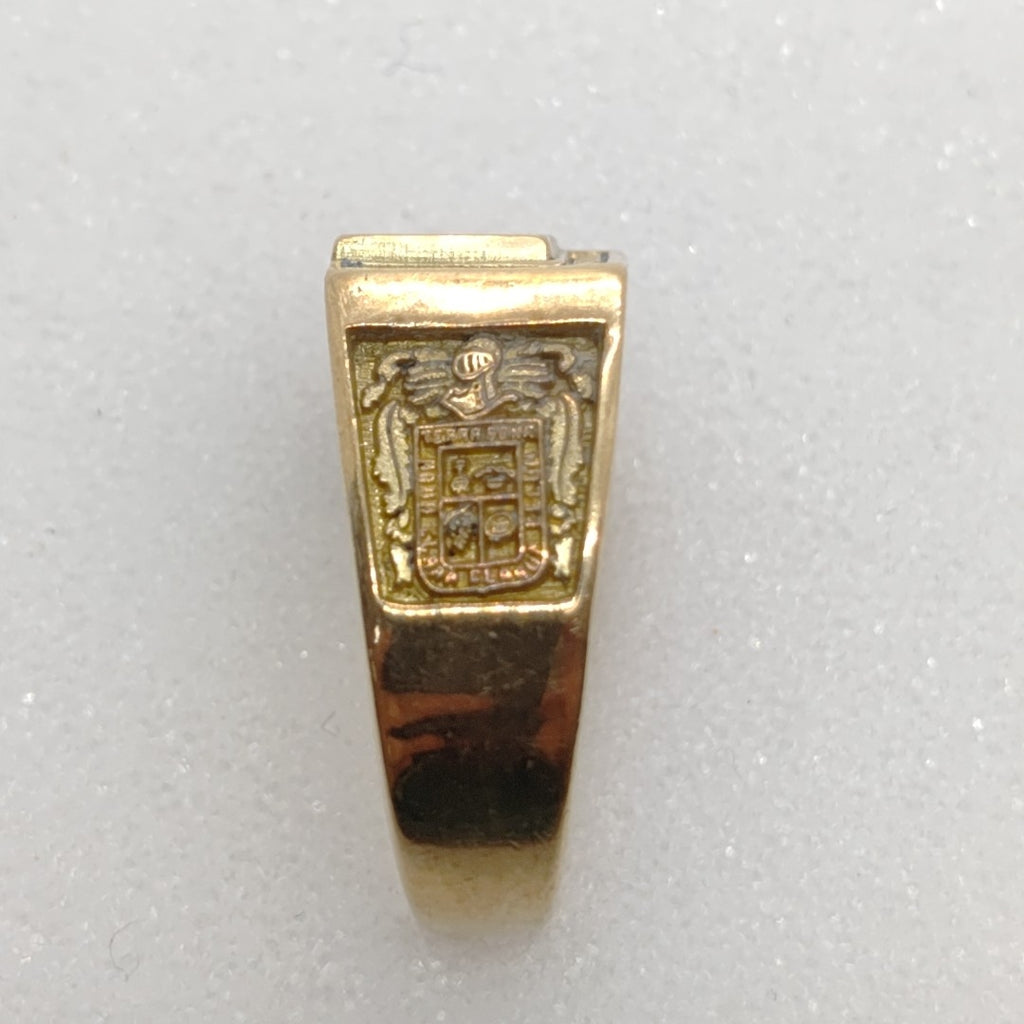 ANILLO DE GRADUACIÓN ORO 14 K 9,40 GRMS (SEMINUEVO)