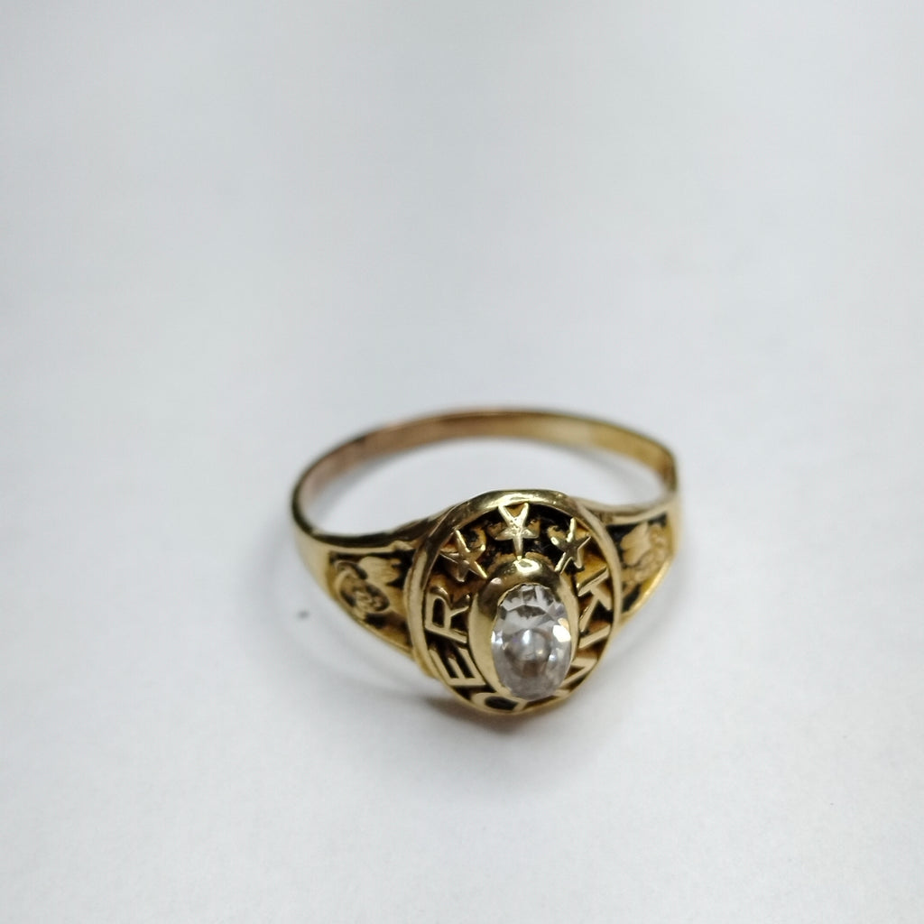 ANILLO DE GRADUACIÓN ORO 10 K 1,80 GRMS (SEMINUEVO)