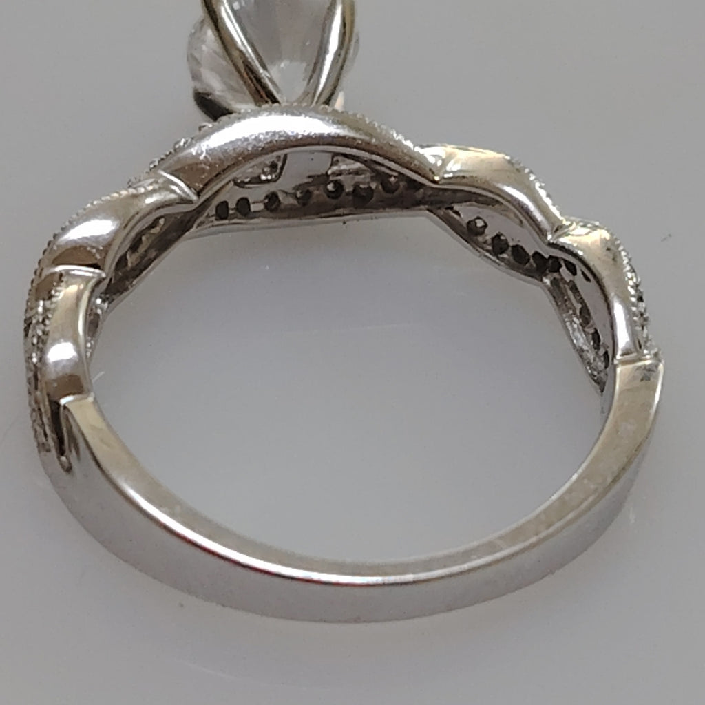 ANILLO ORO BLANCO 14 K 3,90 GRMS (SEMINUEVO)