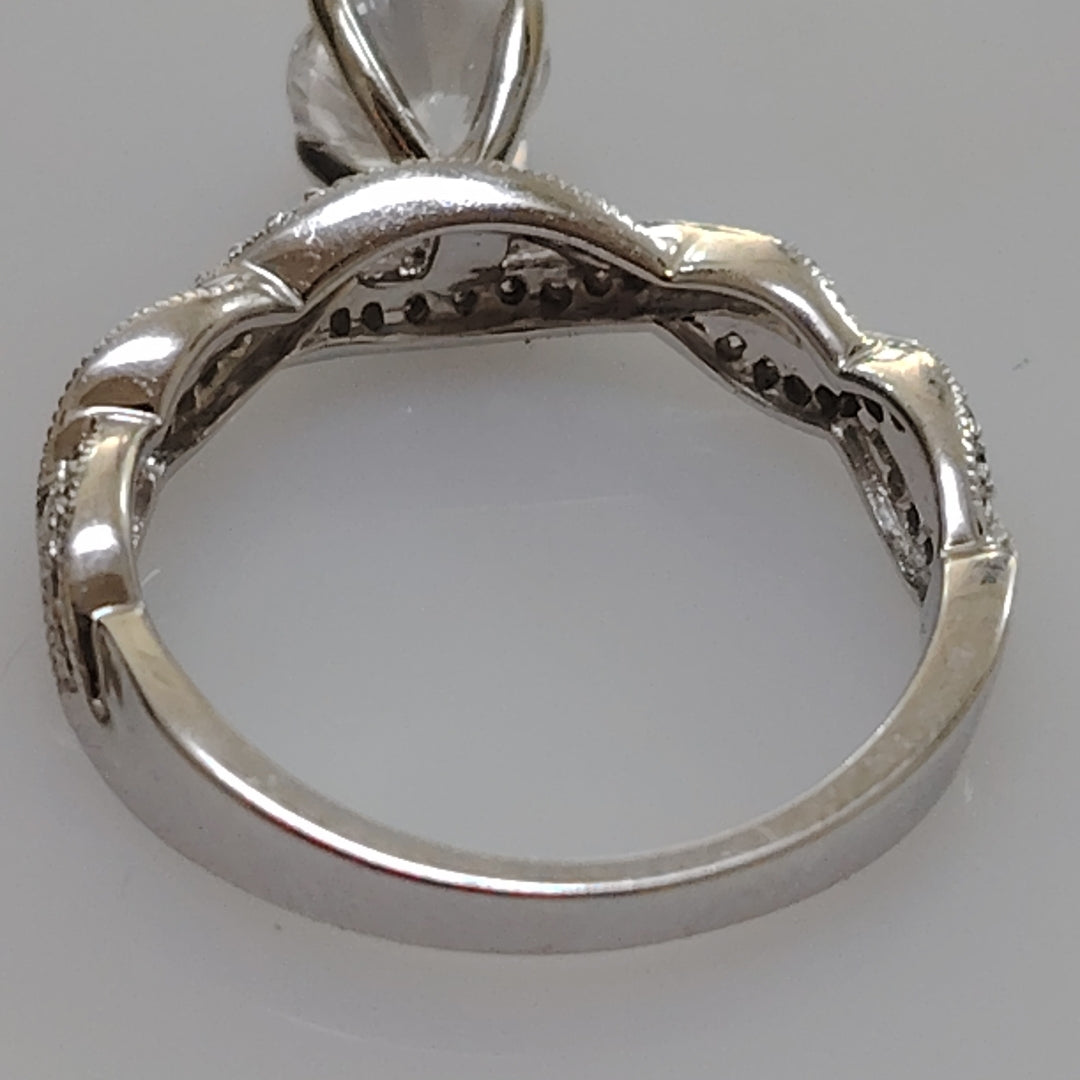 ANILLO ORO BLANCO 14 K 3,90 GRMS (SEMINUEVO)