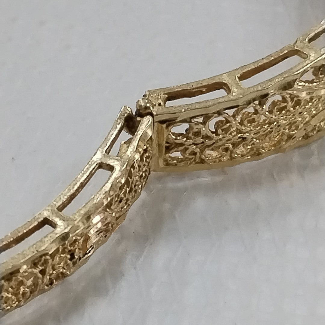 RELOJ CAJA ACERO PULSO ORO ORO 14 K 24.7 GRMS (SEMINUEVO)