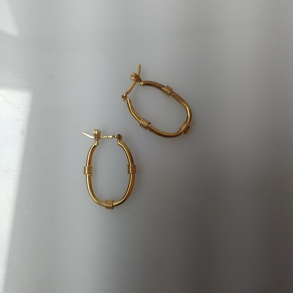 ARRACADAS PAR ORO 14 K 3.2 GRMS (SEMINUEVO)