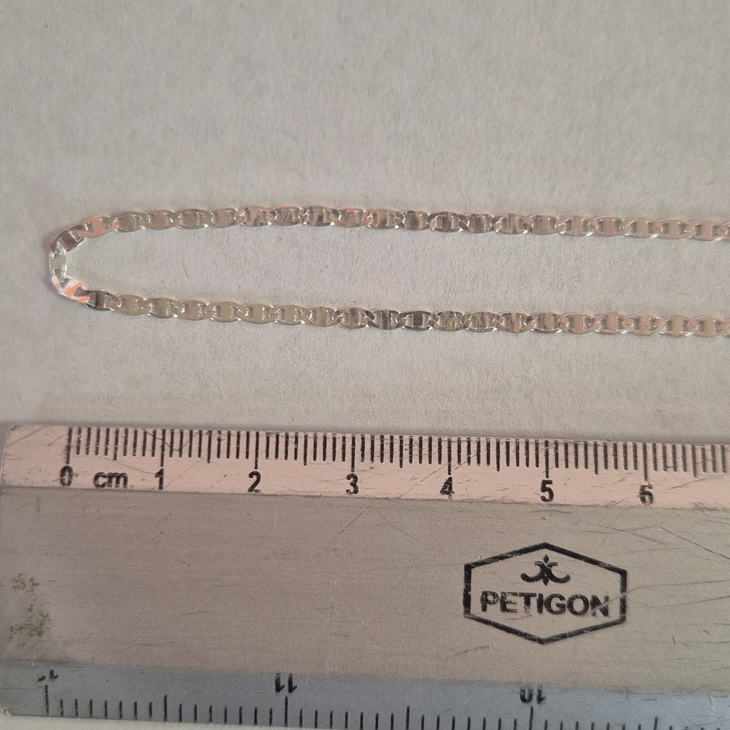 CADENA TEJIDO ESPEJO PLATA .925 60 CM 4.4 GR (NUEVO)