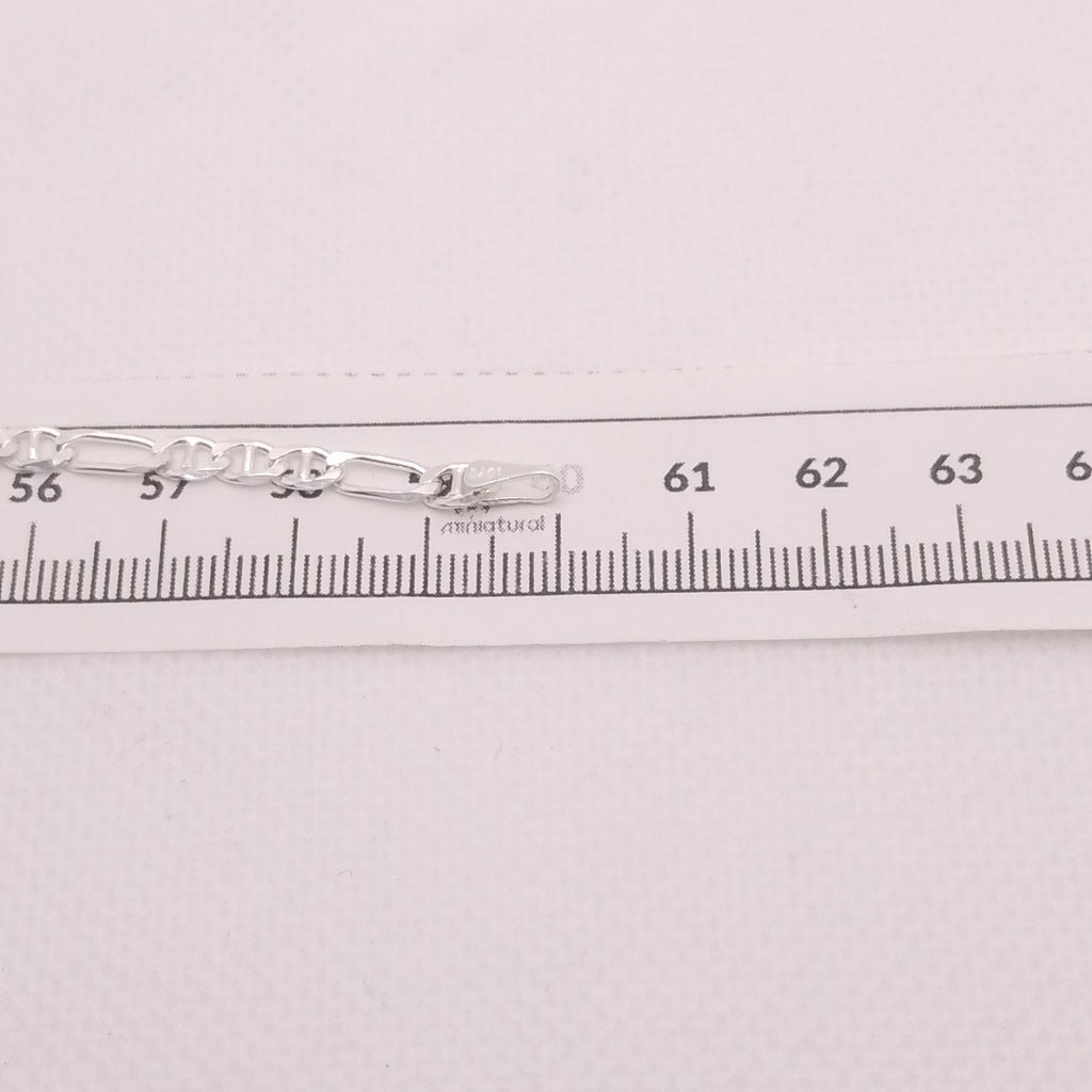CADENA TEJIDO 3X1 PLATA .925 60 CM 8.5 GR (NUEVO)