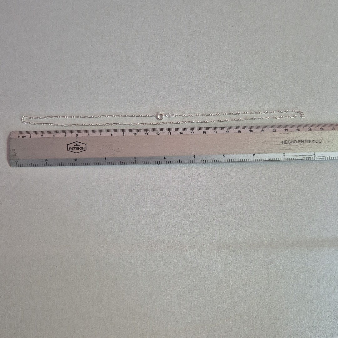 CADENA TEJIDO 1X1 PLATA .925 50 CM 2.9 GR (NUEVO)