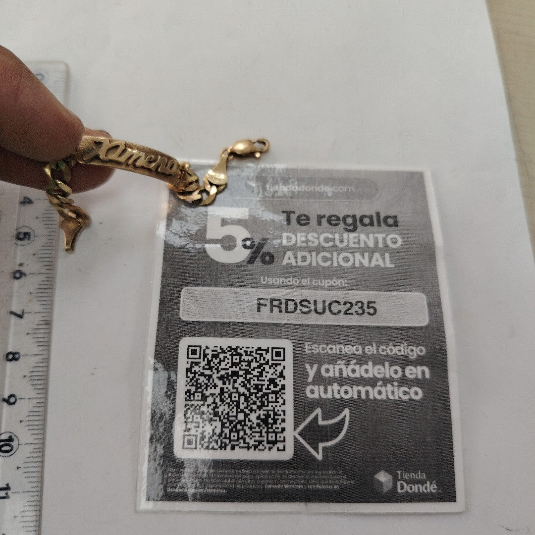 ESCLAVA ORO 10 K 6.1 GRMS (SEMINUEVO)