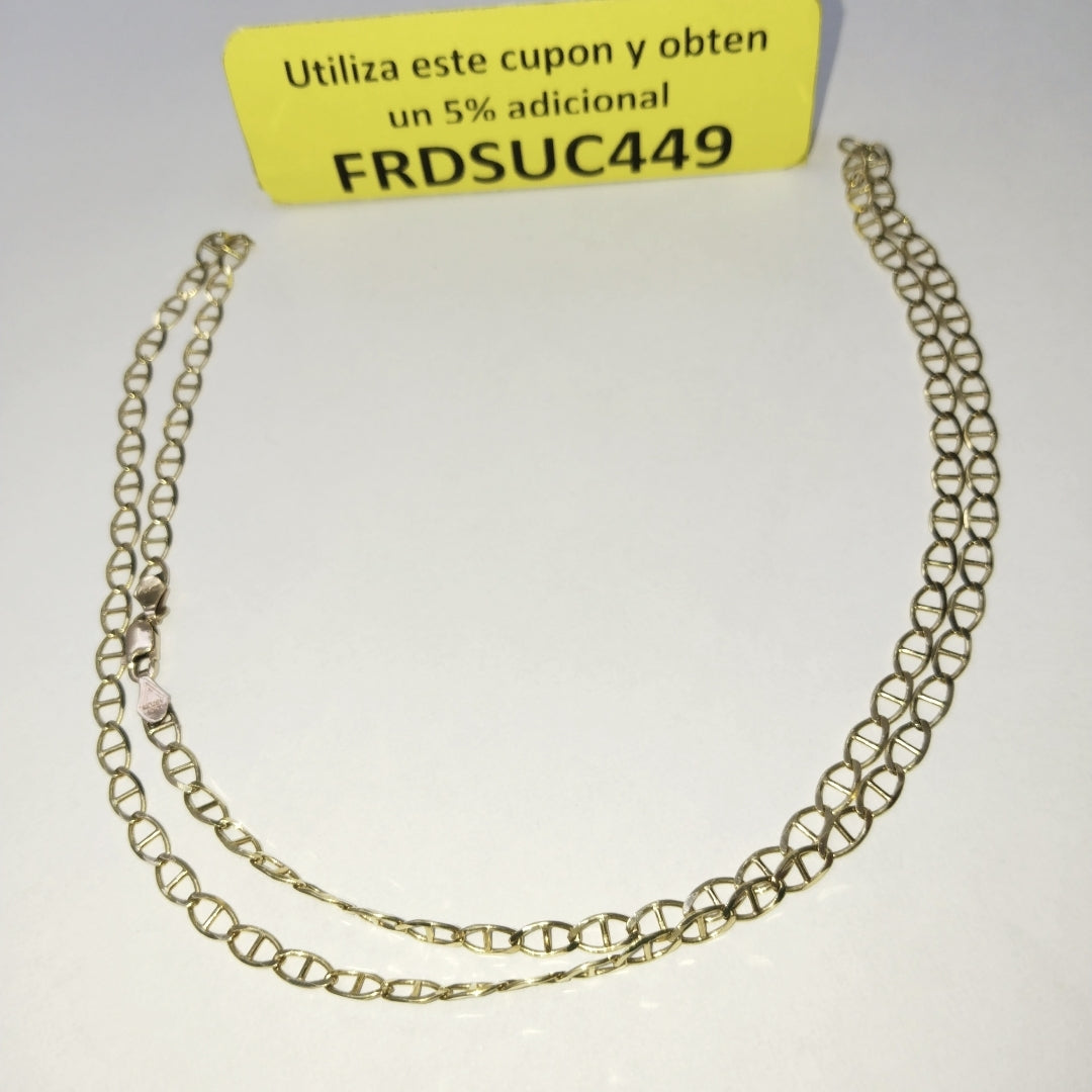 CADENA ORO 10 K 7 GRMS (SEMINUEVO)