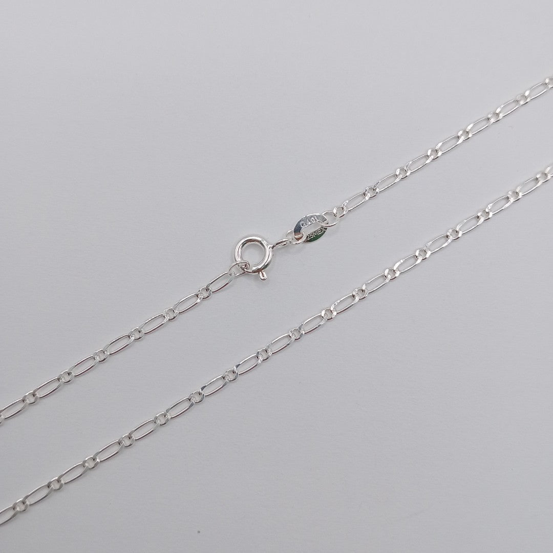 CADENA TEJIDO 1X1 PLATA .925 55 CM 3.3 GR (NUEVO)