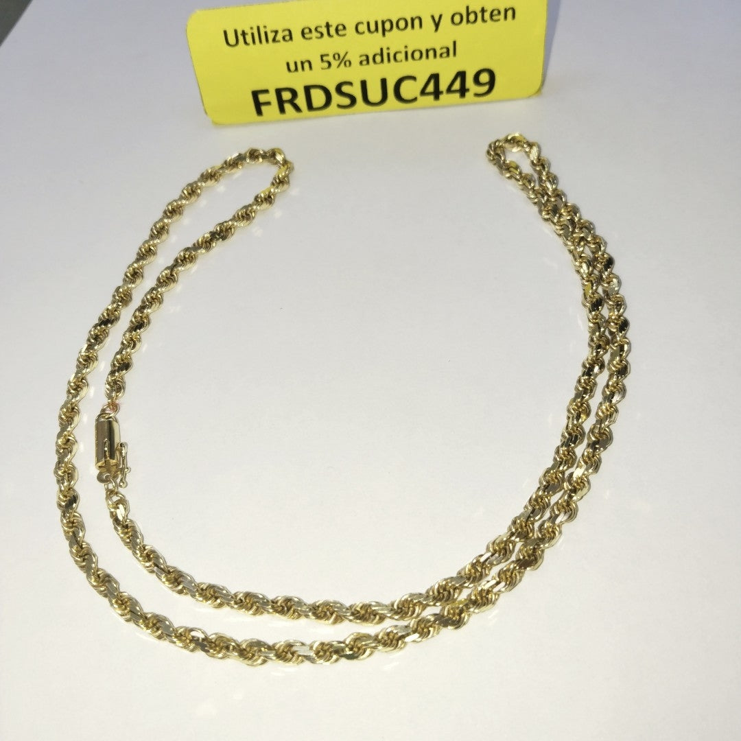 CADENA ORO 14 K 24 GRMS (SEMINUEVO)