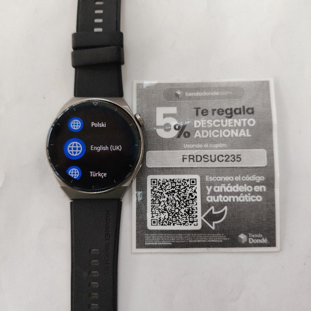 SMARTWATCH HUAWEI WATCH GT 3 PRO ODN-B19 46 MM GPS (SEMINUEVO)