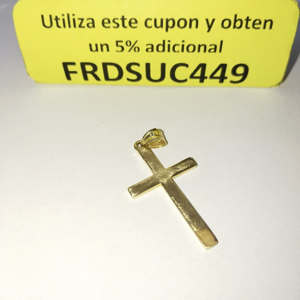 CRUZ, DIJE ORO 14 K 3.2 GRMS (SEMINUEVO)