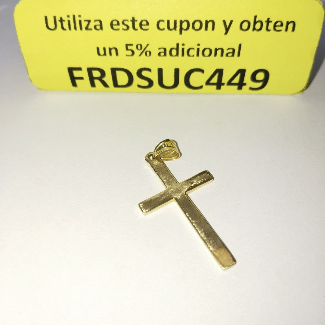 CRUZ, DIJE ORO 14 K 3.2 GRMS (SEMINUEVO)