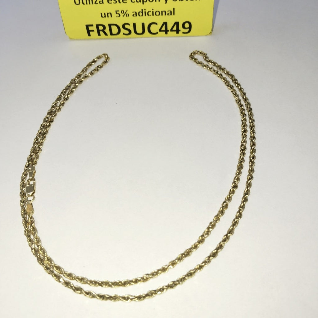 CADENA ORO 14 K 9.2 GRMS (SEMINUEVO)