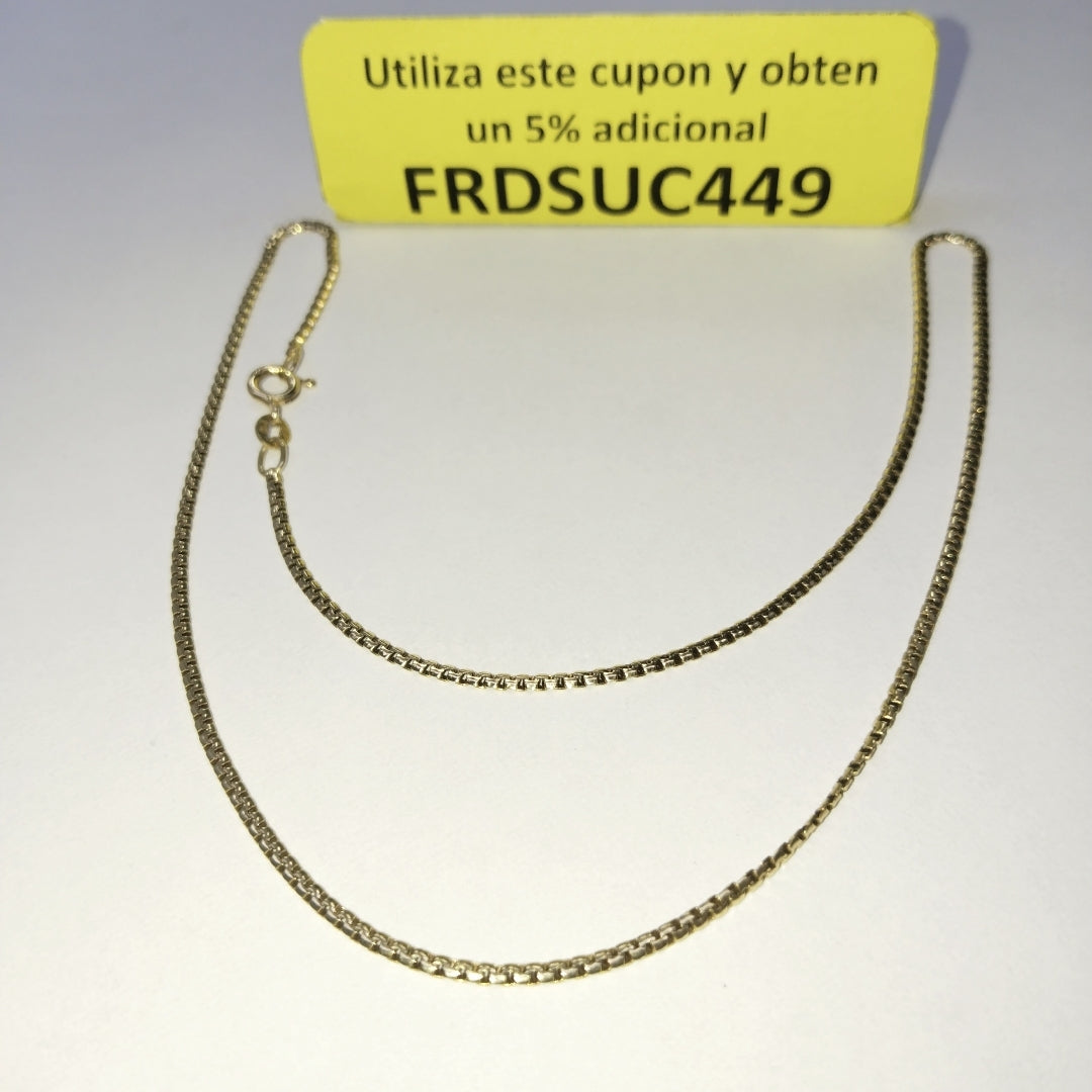 CADENA ORO 14 K 4.8 GRMS (SEMINUEVO)