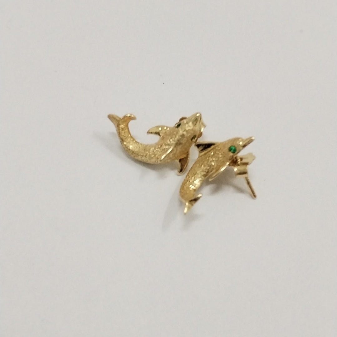 ARETES PAR ORO 14 K 3.6 GRMS (SEMINUEVO)