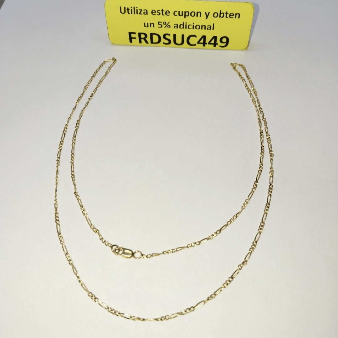 CADENA ORO 14 K 3.6 GRMS (SEMINUEVO)