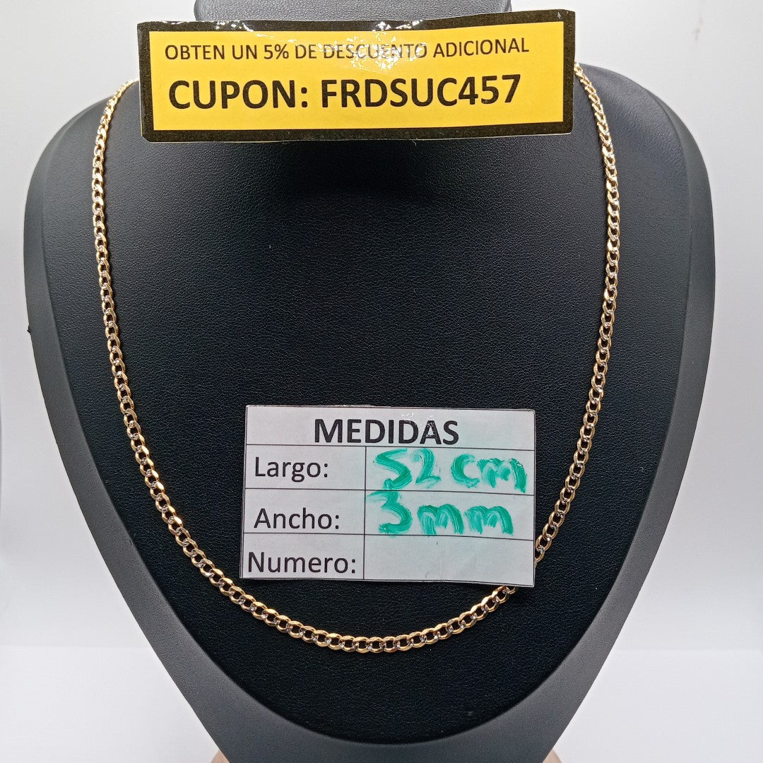 CADENA ORO 10 K 7.6 GRMS (SEMINUEVO)