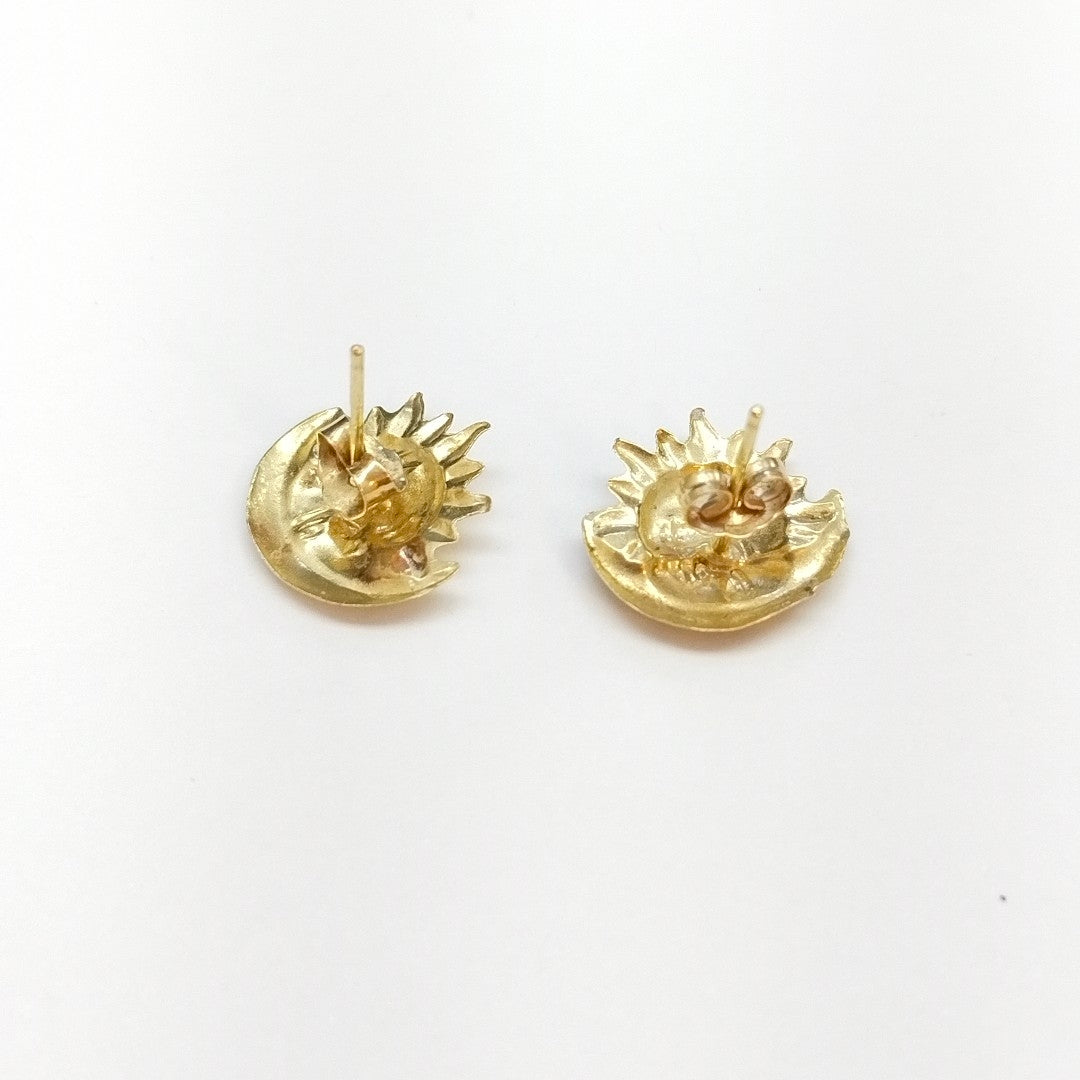 BROQUELES PAR ORO 14 K 1.1 GRMS (SEMINUEVO)