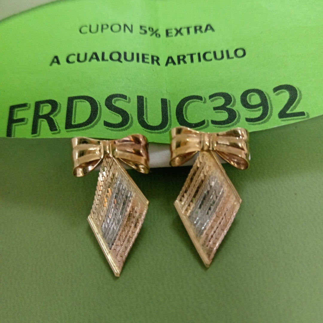 ARETES PAR ORO 10 K 3,10 GRMS (SEMINUEVO)