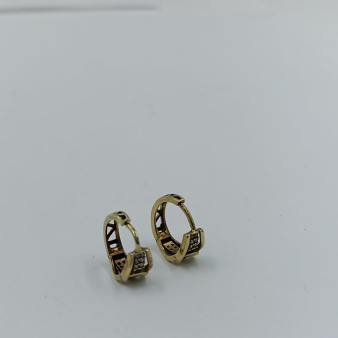 ARRACADAS PAR ORO 10 K 2.1 GRMS (SEMINUEVO)