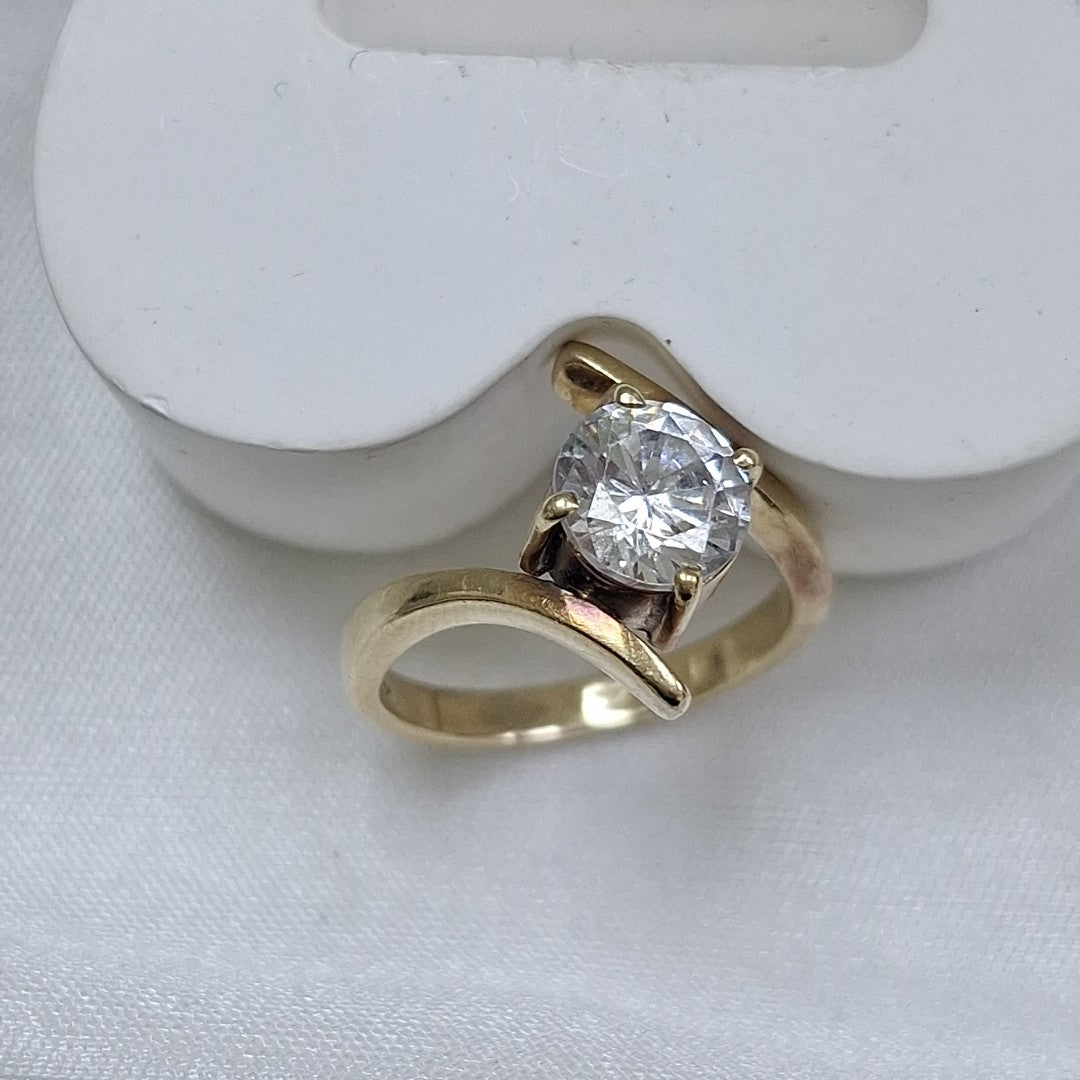 SOLITARIO ORO 14 K 3,40 GRMS (SEMINUEVO)