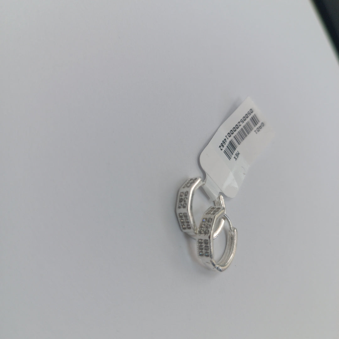 ARRACADAS C/CIRCONIAS PLATA .925 2.6 GR (NUEVO)