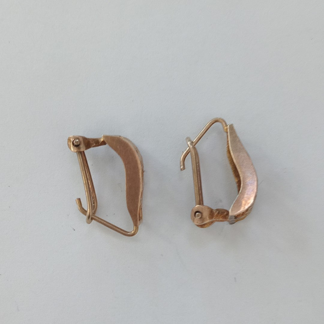 ARETES PAR ORO 8 K 2.9 GRMS (SEMINUEVO)