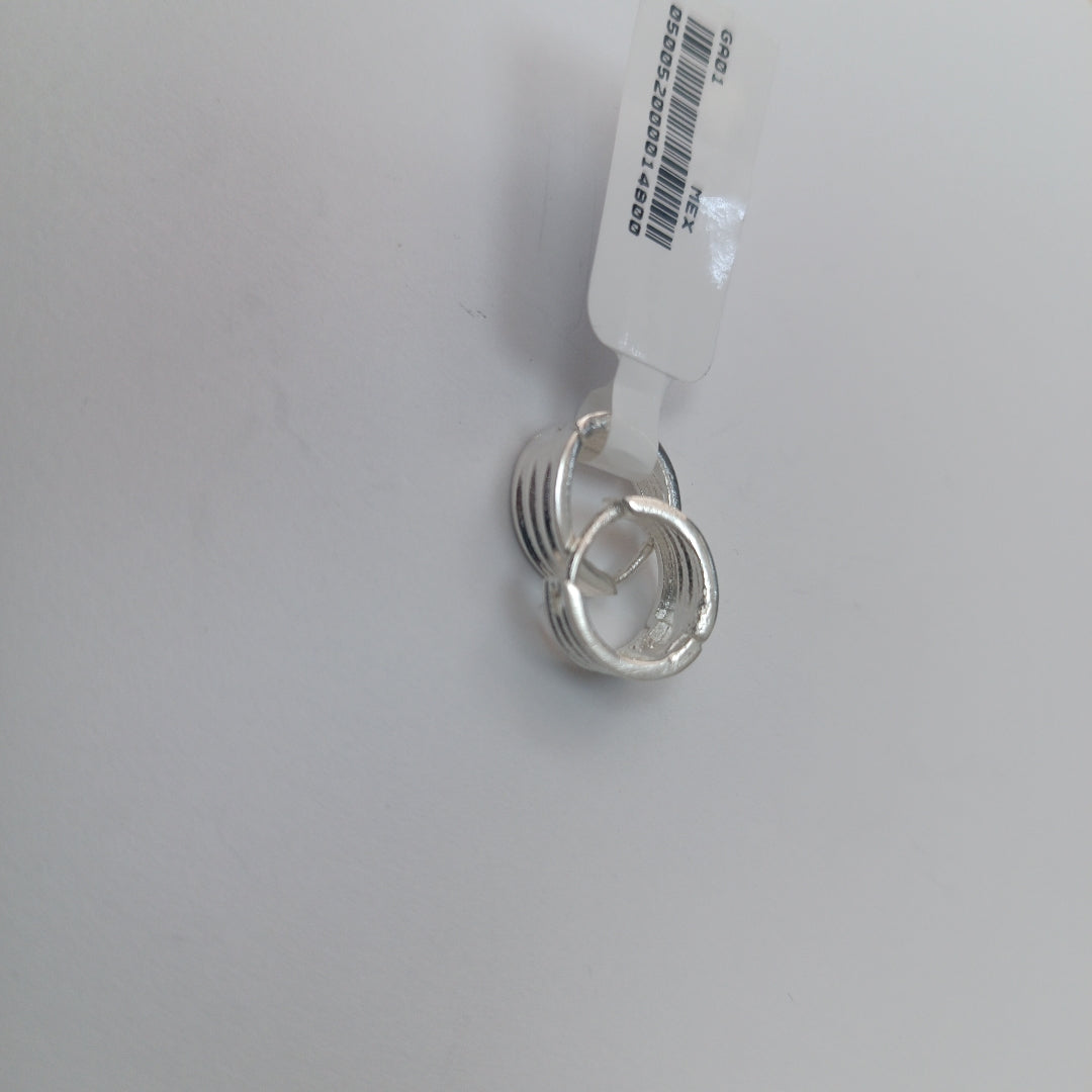 ARRACADAS PLATA .925 2.7 GR (NUEVO)