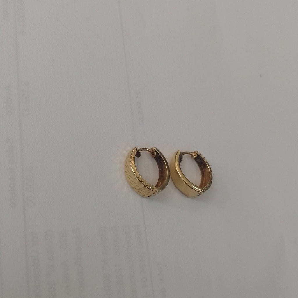 ARRACADAS PAR ORO 14 K 1.5 GRMS (SEMINUEVO)