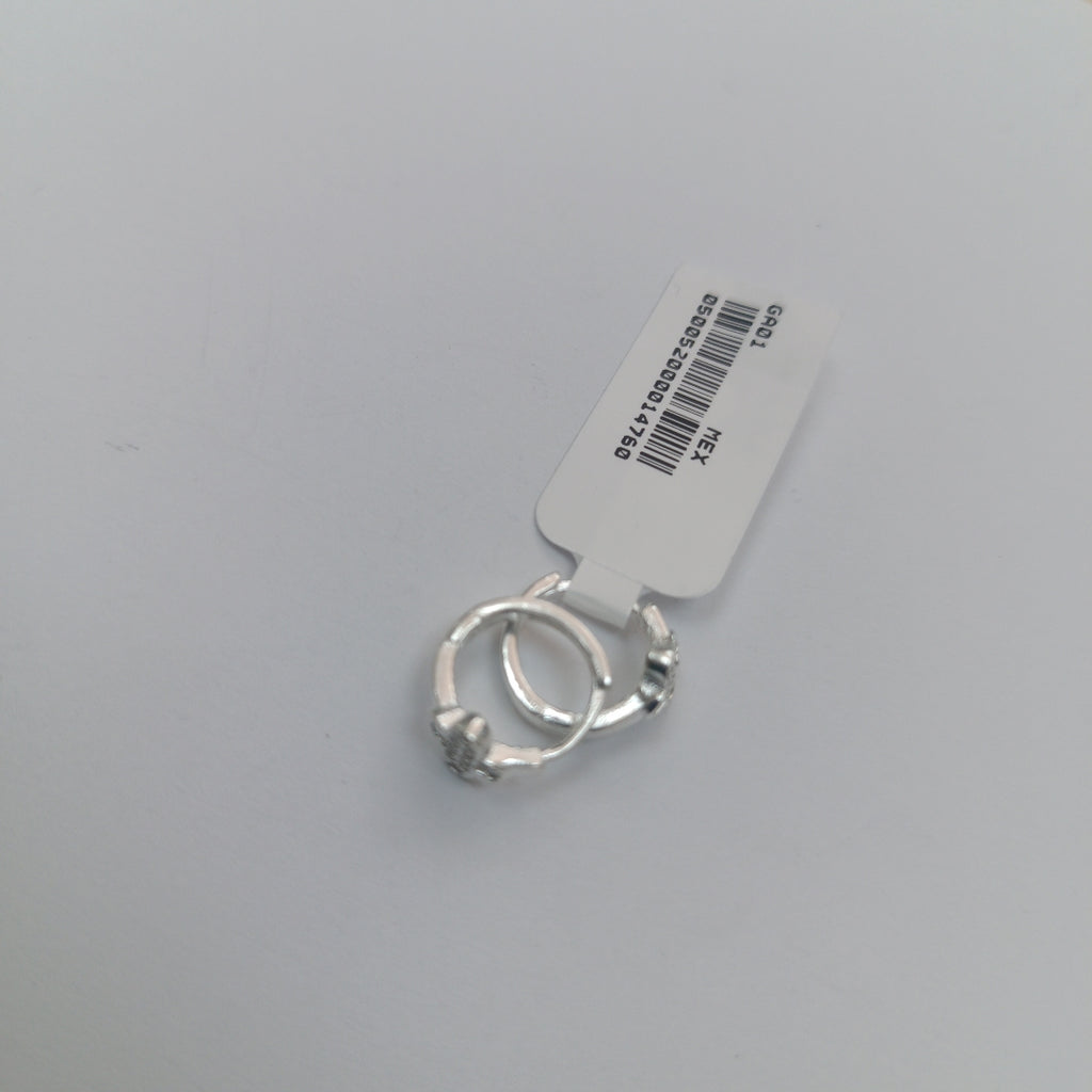 ARRACADAS C/CIRCONIAS PLATA .925 1.9 GR (NUEVO)