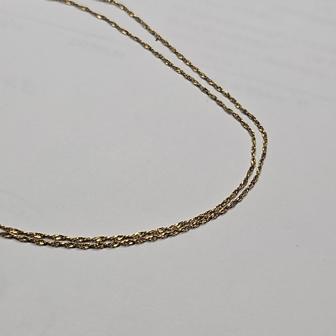 CADENA ORO 14 K 1.2 GRMS (SEMINUEVO)