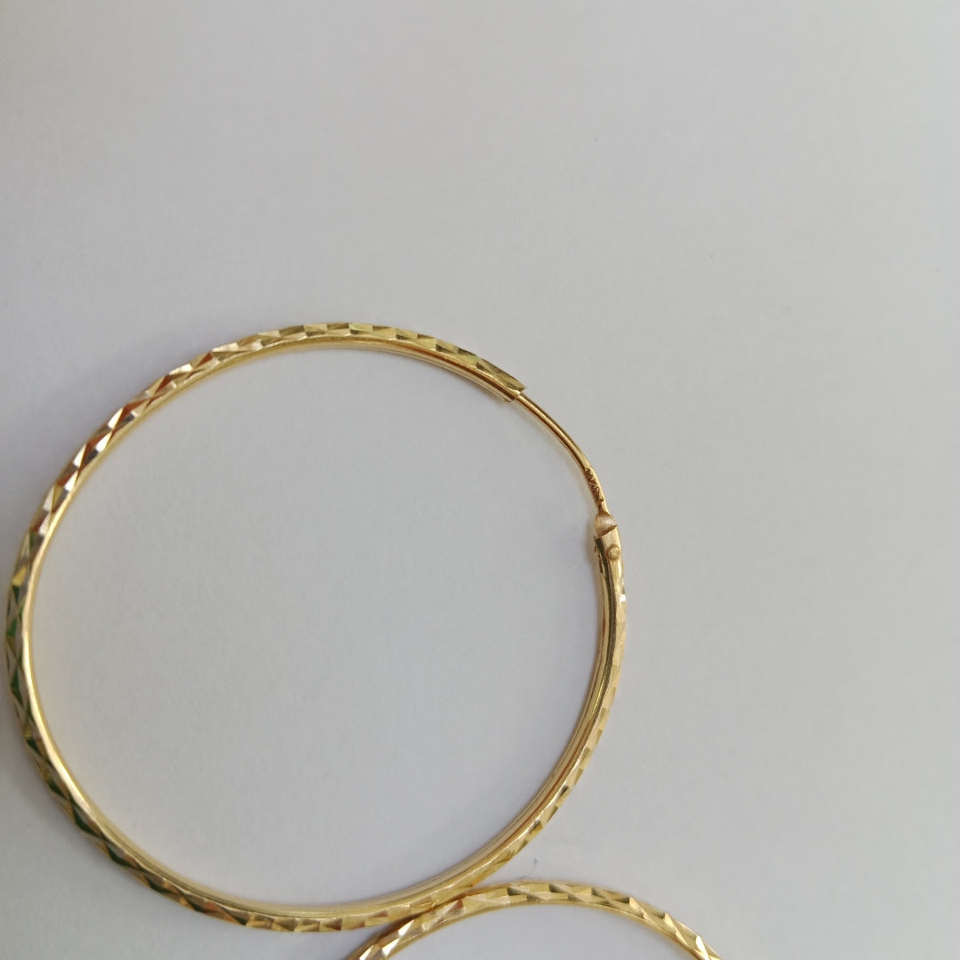 ARRACADAS PAR ORO 14 K 2.5 GRMS (SEMINUEVO)