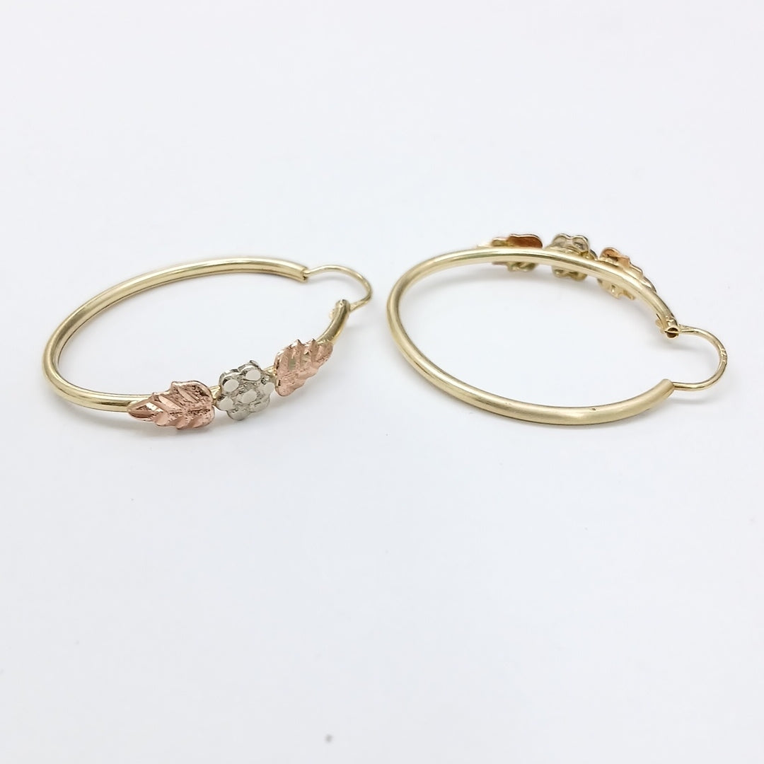 ARRACADAS PAR ORO 14 K 2,20 GRMS (SEMINUEVO)