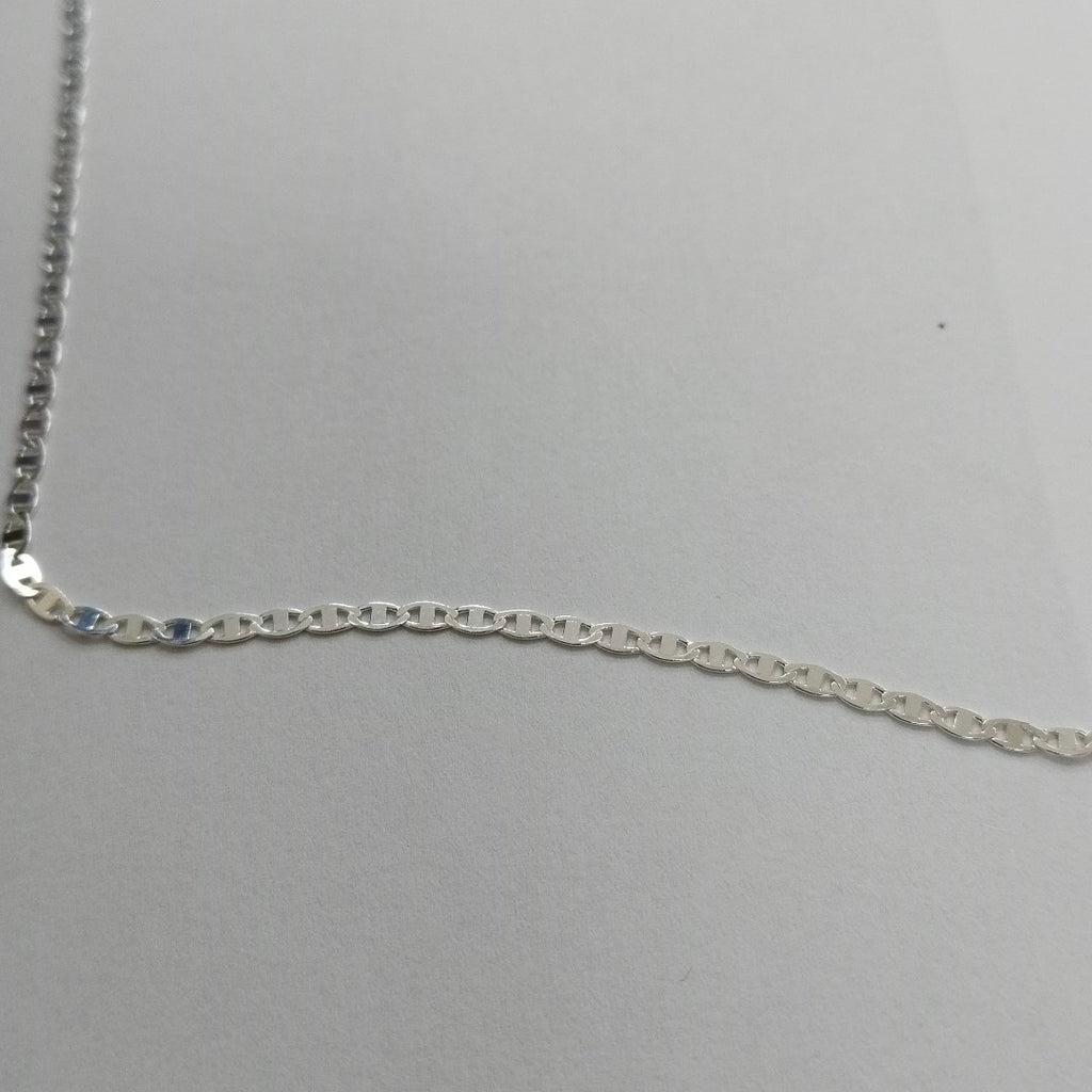 CADENA TEJIDO ESPEJO PLATA .925 55 CM 3.8 GR (NUEVO)