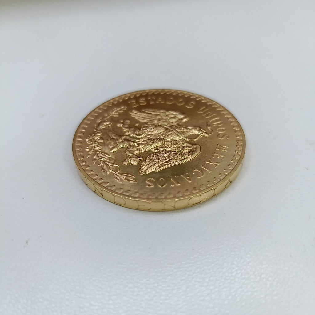 K1 41.6 GRMS 21 K IDENTIFICACIÓN MONEDA NOMINATIVA MONEDAS PESOS 50 PESOS (SEMINUEVO)