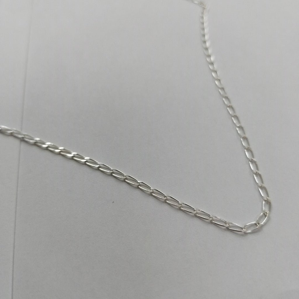 CADENA TEJIDO ESLABONES PLATA .925 55 CM 2.8 GR (NUEVO)