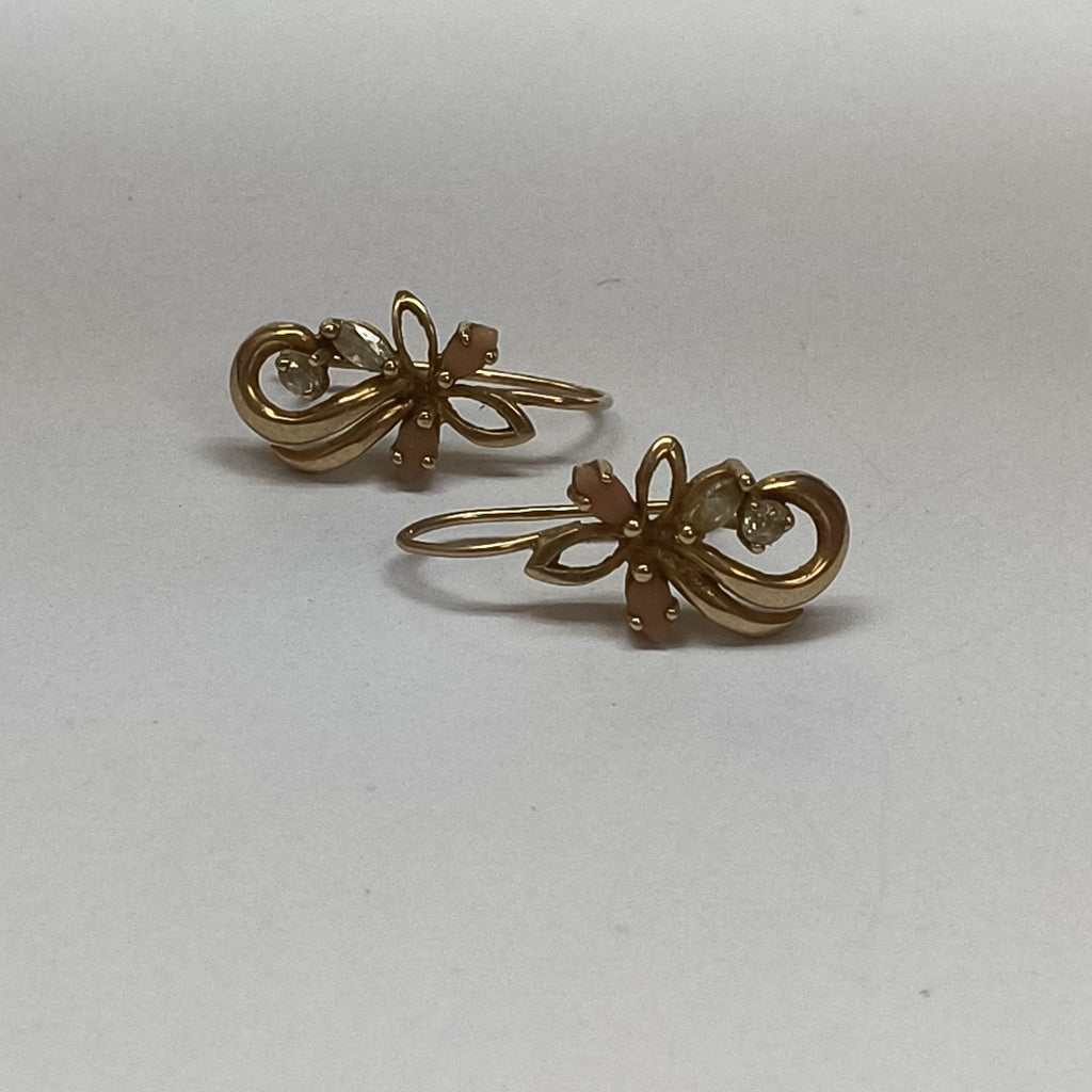 ARETES PAR ORO 10 K 2.5 GRMS (SEMINUEVO)