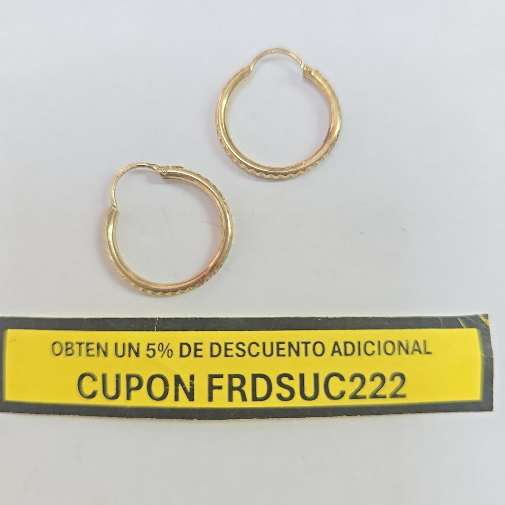 ARRACADAS PAR ORO 10 K 1.6 GRMS (SEMINUEVO)