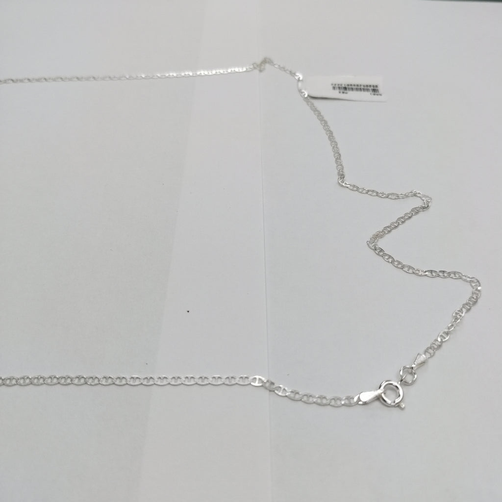CADENA TEJIDO GUCHI PLATA .925 60 CM 3.8 GR (NUEVO)