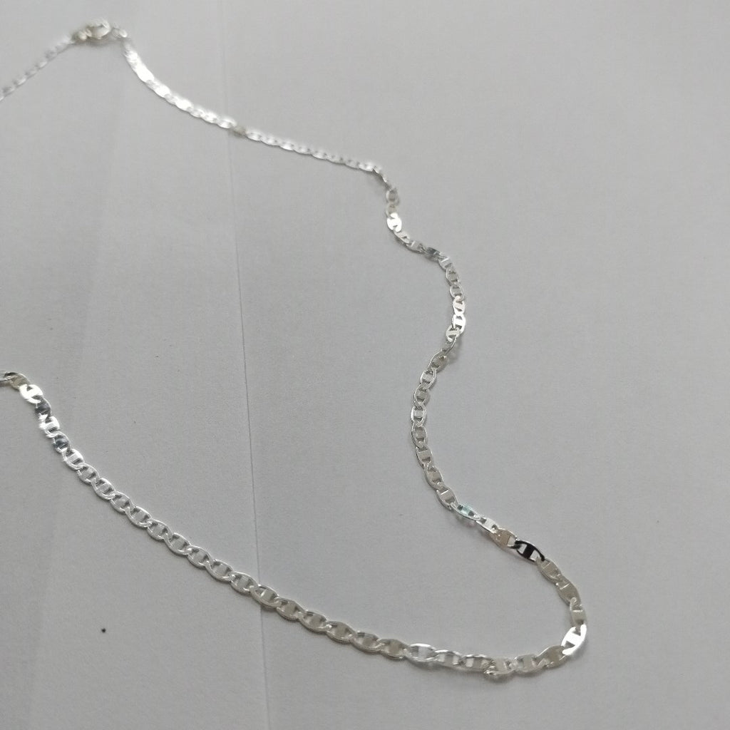 CADENA TEJIDO ESPEJO PLATA .925 55 CM 3.8 GR (NUEVO)