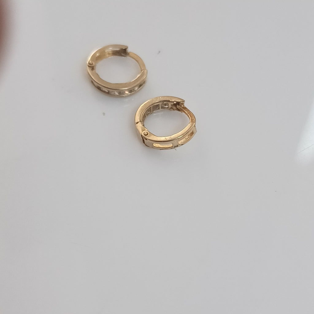 ARRACADAS PAR ORO 10 K 0.8 GRMS (SEMINUEVO)