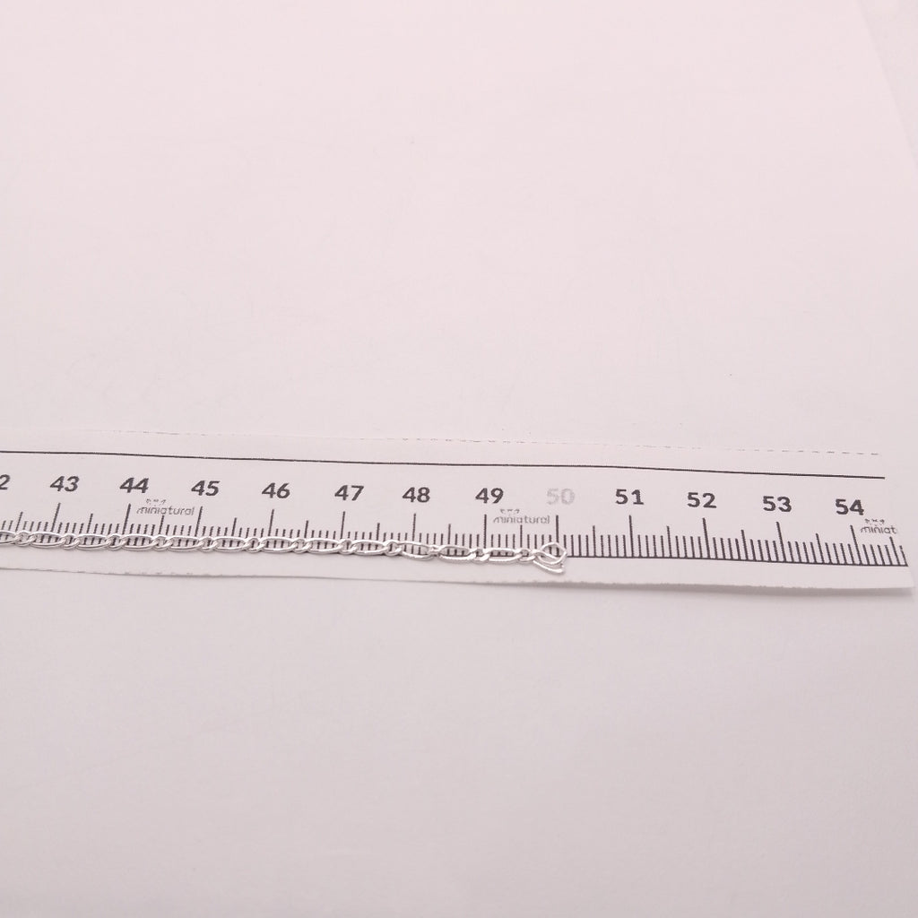 CADENA TEJIDO 1X1 PLATA .925 50 CM 3 GR (NUEVO)