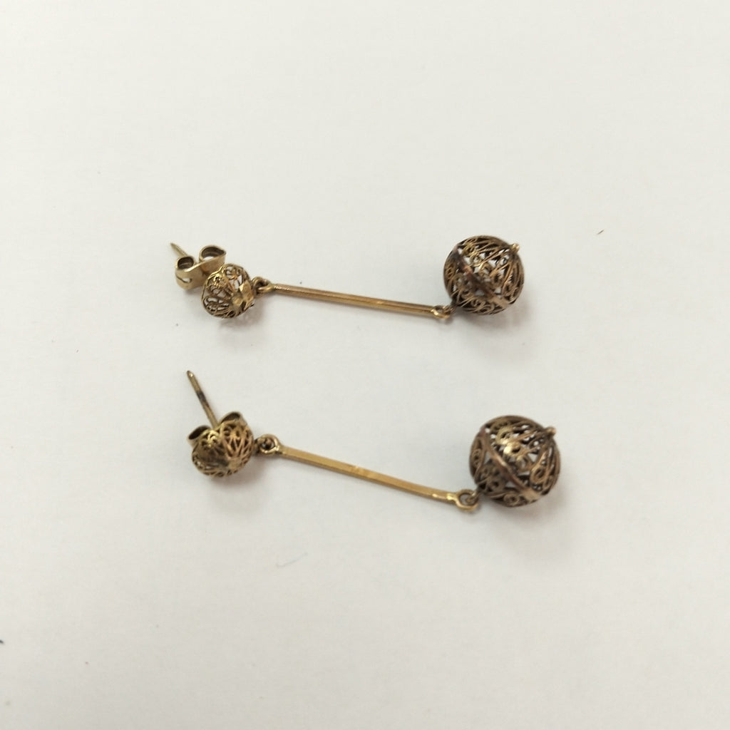 ARETES PAR ORO 8 K 3.1 GRMS (SEMINUEVO)