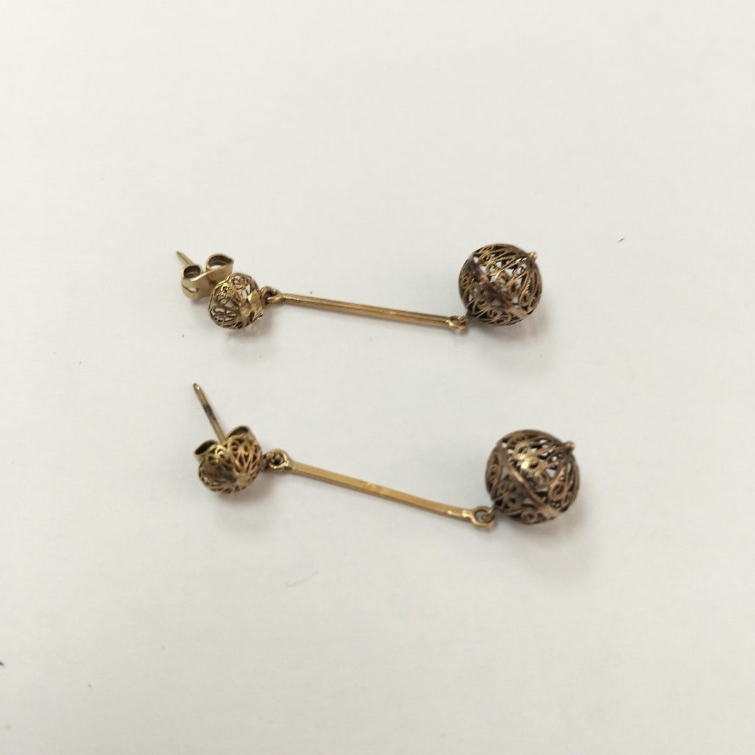 ARETES PAR ORO 8 K 3.1 GRMS (SEMINUEVO)